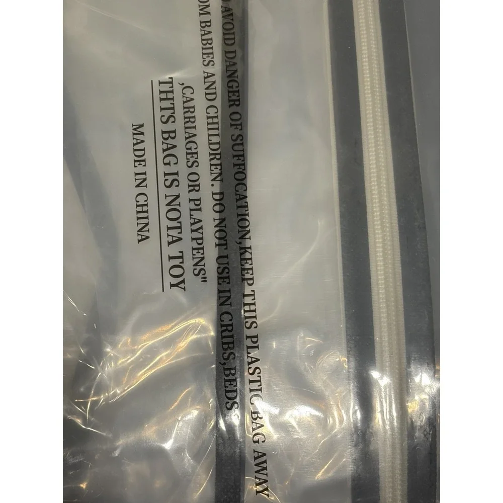 MISSLO Let's Get Organized 3-PK CLEAR GARMENT BAGS 32